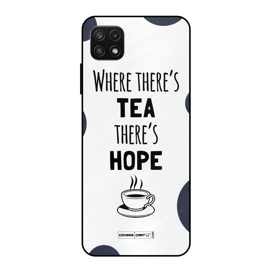 Tea Hope Metal Back Case for Galaxy A22 5G