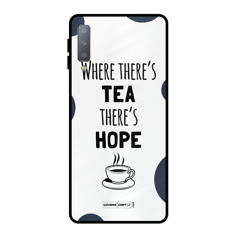 Tea Hope Metal Back Case for Galaxy A7 (2018)