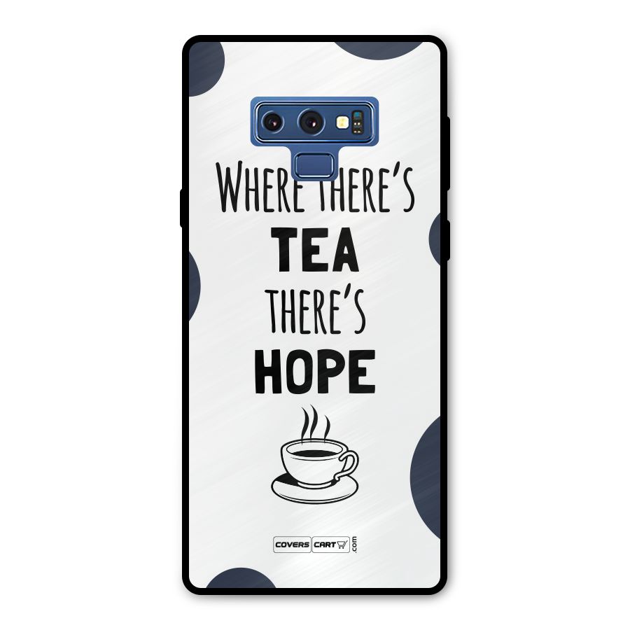 Tea Hope Metal Back Case for Galaxy Note 9