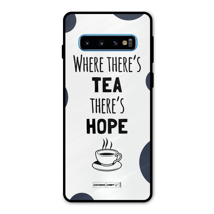 Tea Hope Metal Back Case for Galaxy S10