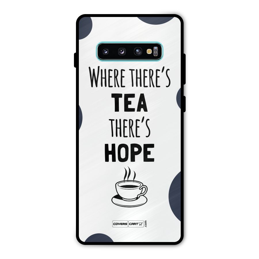 Tea Hope Metal Back Case for Galaxy S10 Plus