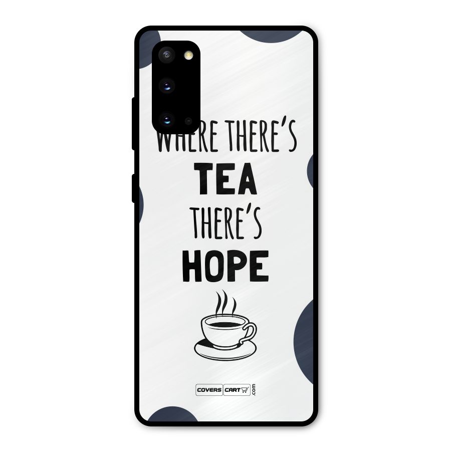 Tea Hope Metal Back Case for Galaxy S20