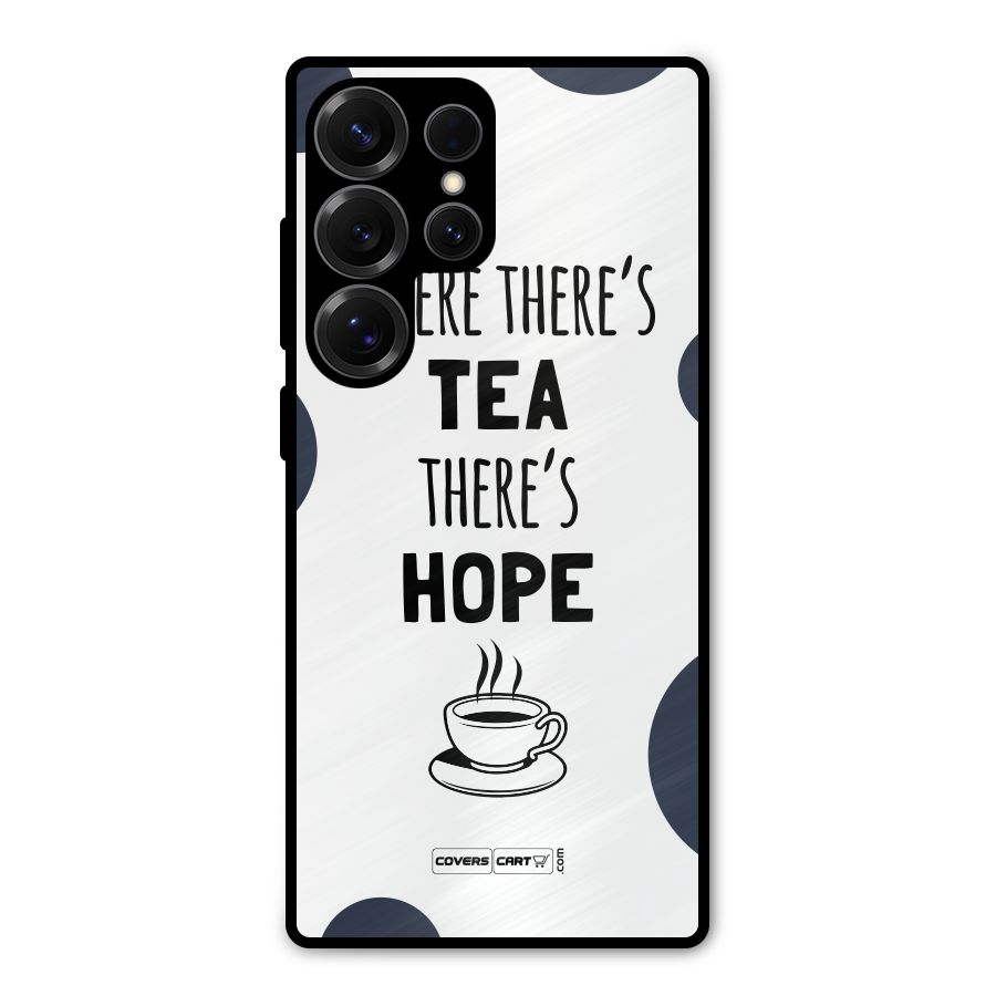 Tea Hope Metal Back Case for Galaxy S25 Ultra
