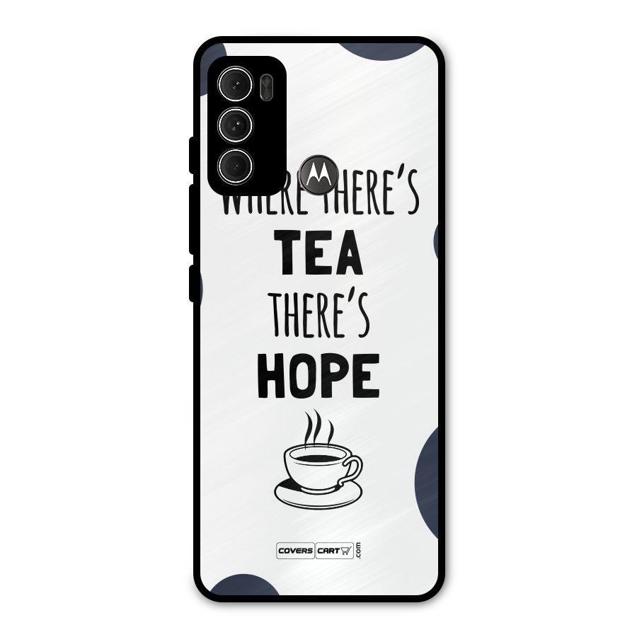 Tea Hope Metal Back Case for Moto G60