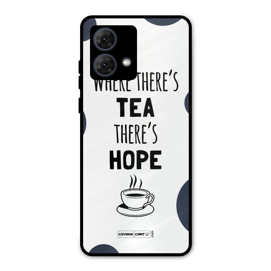 Tea Hope Metal Back Case for Moto G84