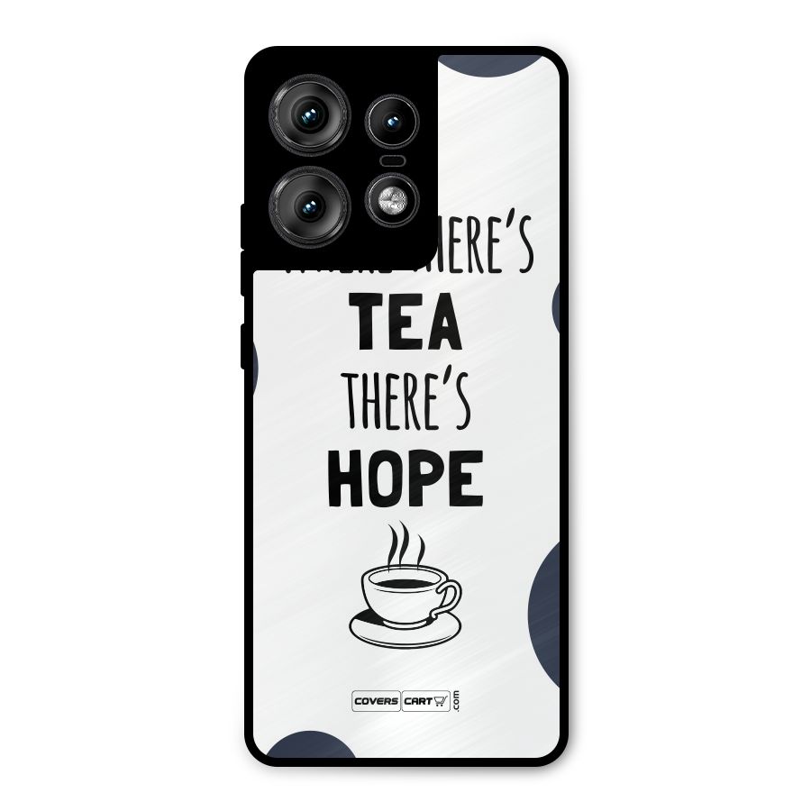 Tea Hope Metal Back Case for Motorola Edge 50 Pro