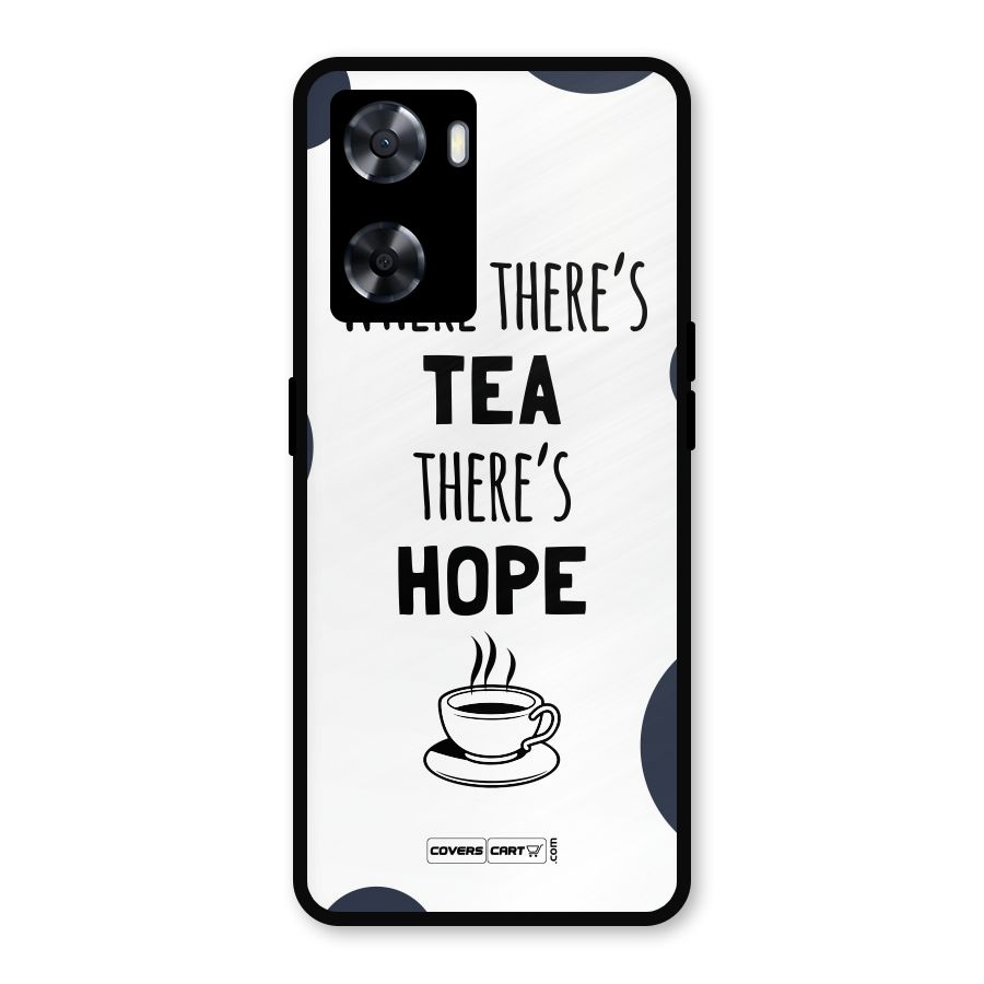 Tea Hope Metal Back Case for Oppo A57 2022