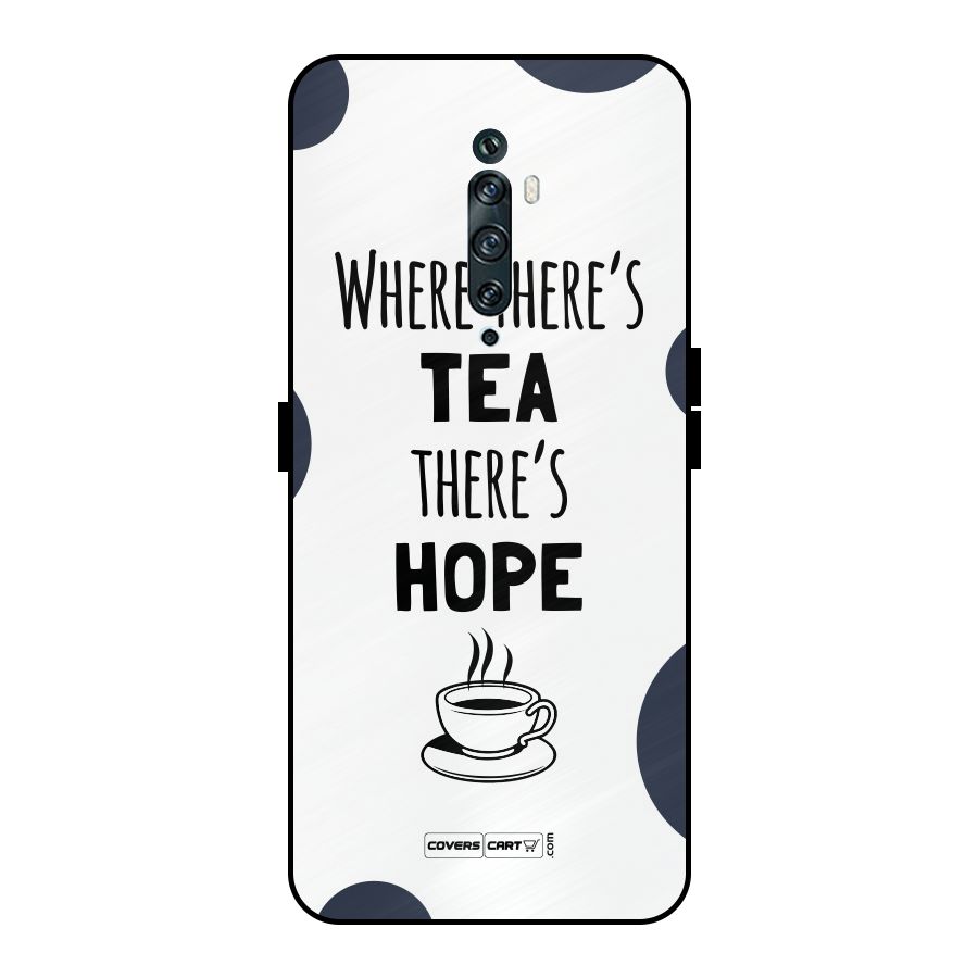 Tea Hope Metal Back Case for Oppo Reno2 F