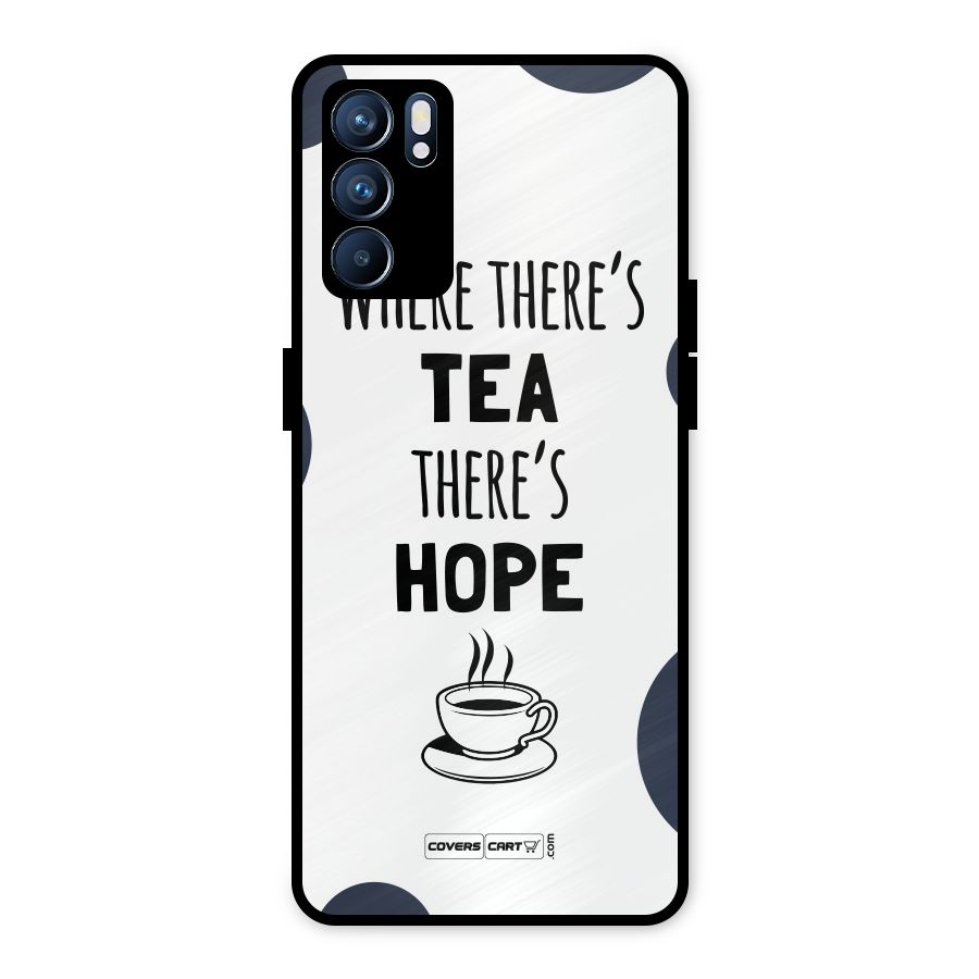 Tea Hope Metal Back Case for Oppo Reno6 5G