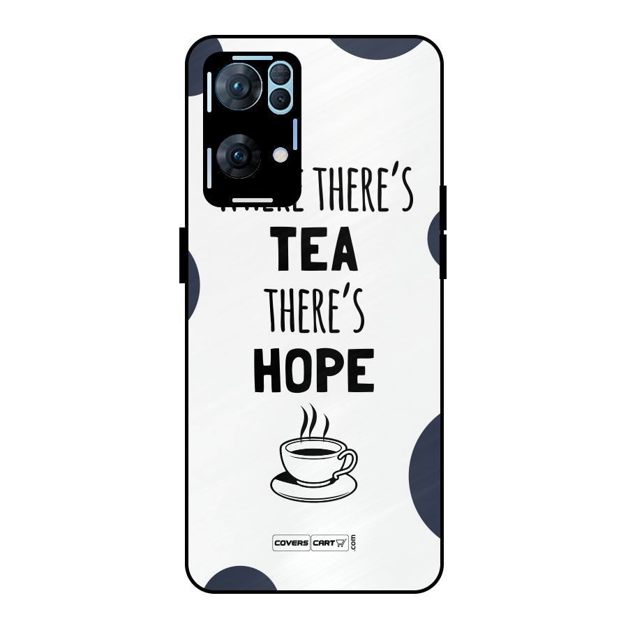 Tea Hope Metal Back Case for Oppo Reno7 Pro 5G