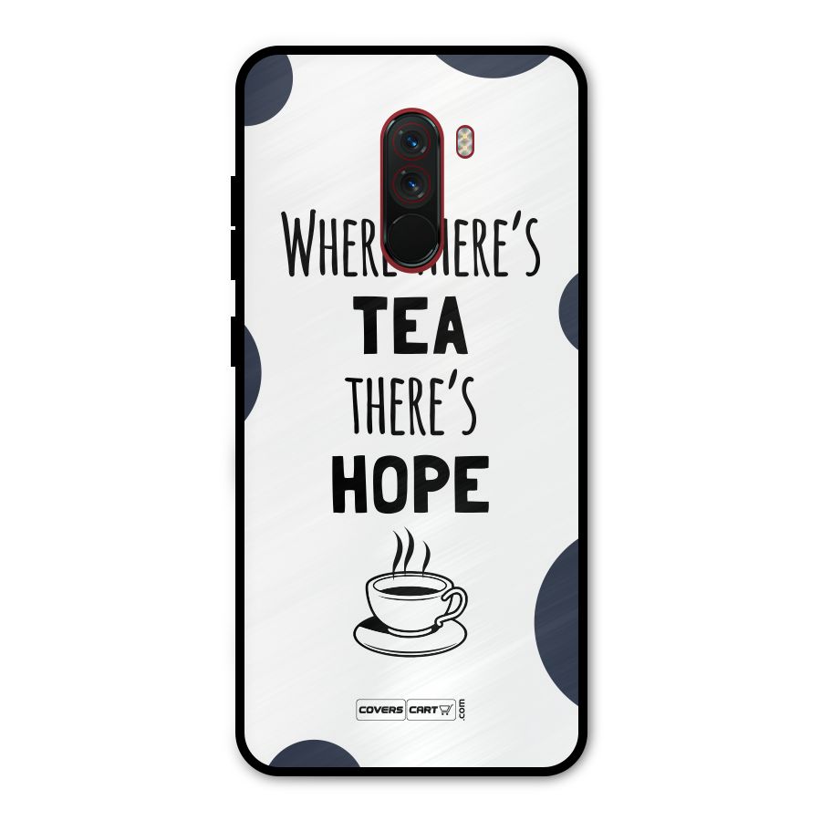 Tea Hope Metal Back Case for Poco F1
