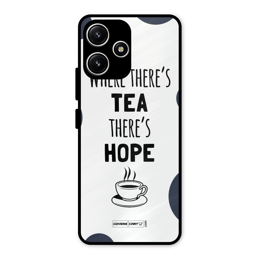 Tea Hope Metal Back Case for Poco M6 Pro