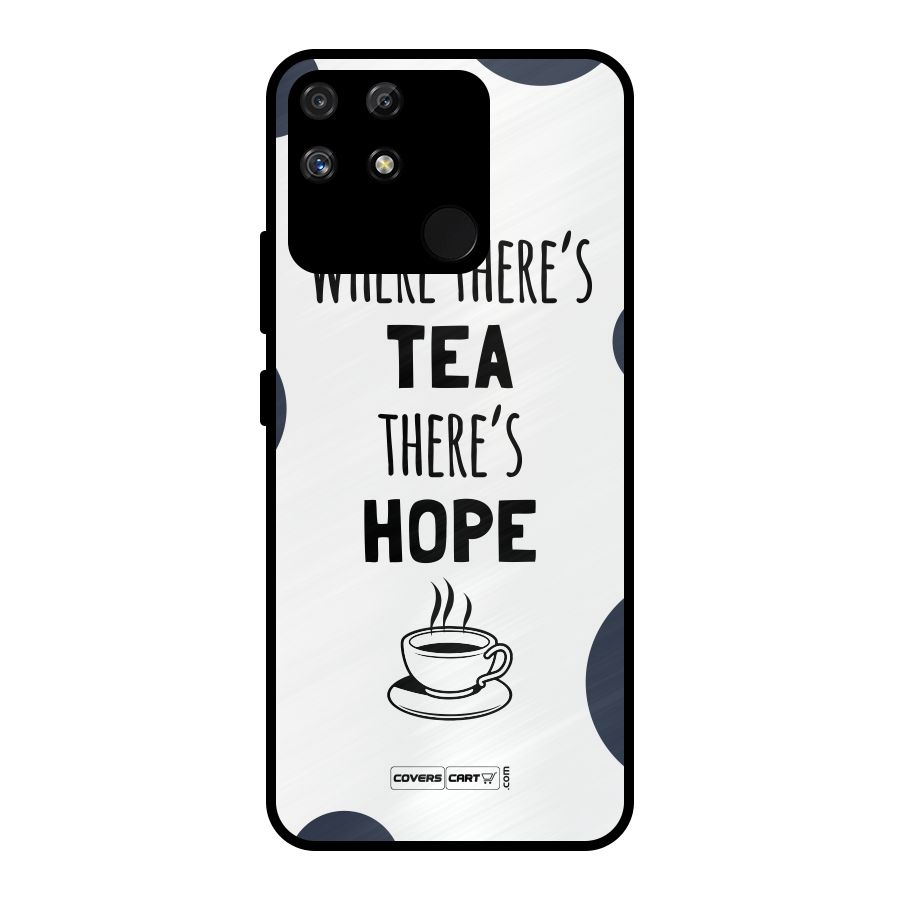 Tea Hope Metal Back Case for Realme Narzo 50A