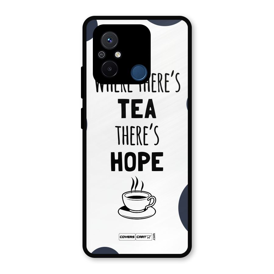 Tea Hope Metal Back Case for Redmi 12C