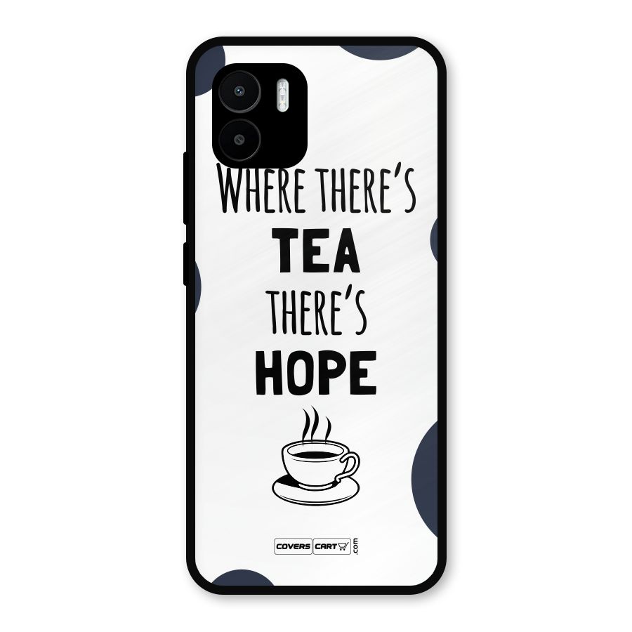 Tea Hope Metal Back Case for Redmi A2