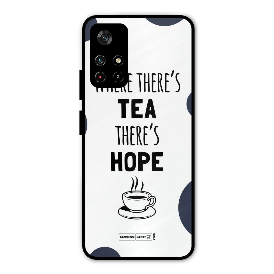 Tea Hope Metal Back Case for Redmi Note 11T 5G