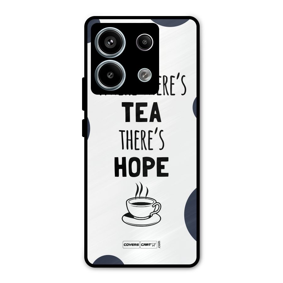 Tea Hope Metal Back Case for Redmi Note 13 Pro 5G