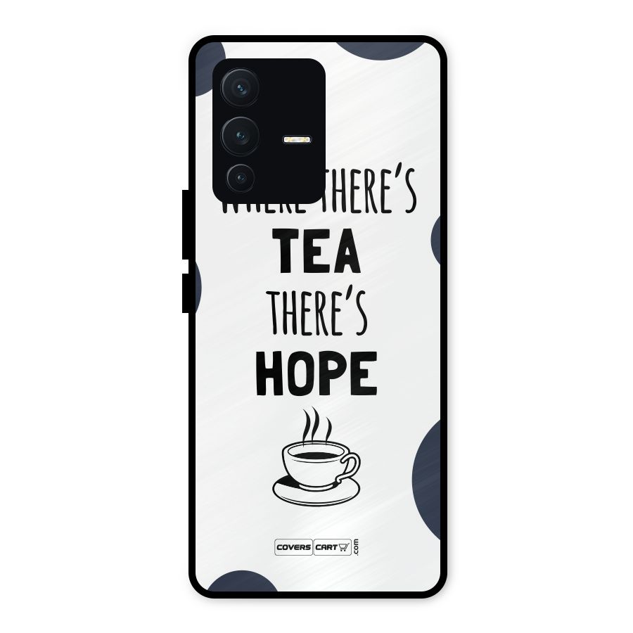 Tea Hope Metal Back Case for Vivo V23 5G
