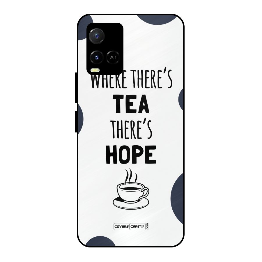 Tea Hope Metal Back Case for Vivo Y21T