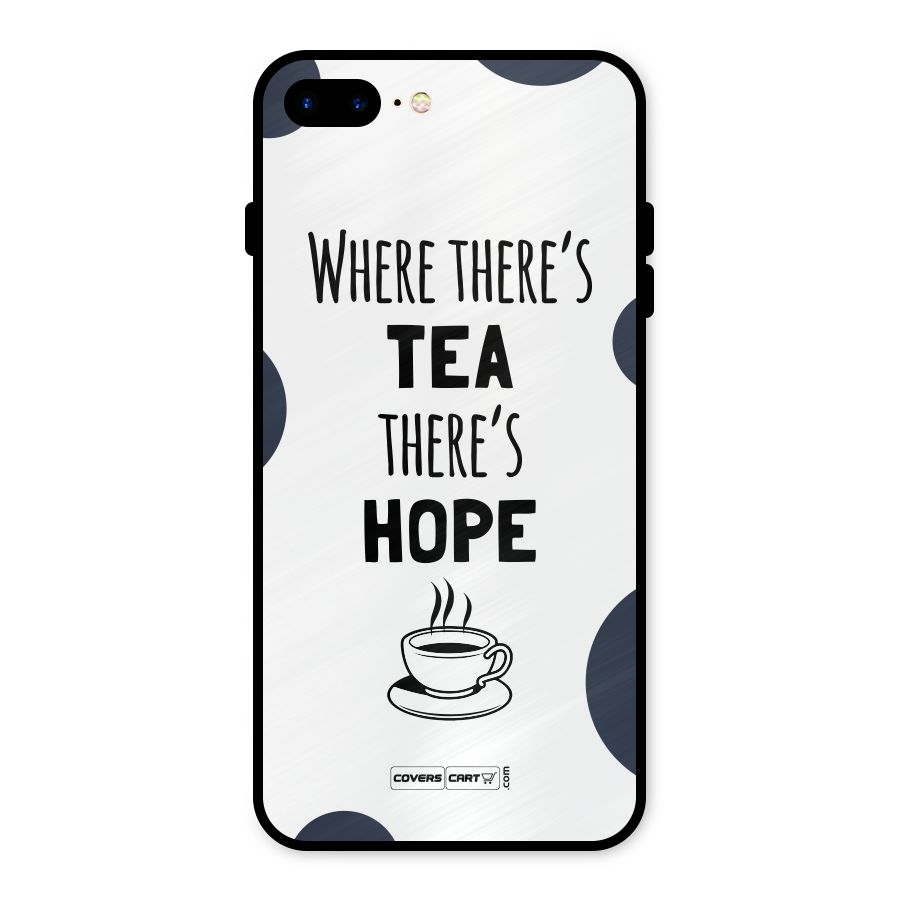 Tea Hope Metal Back Case for iPhone 8 Plus