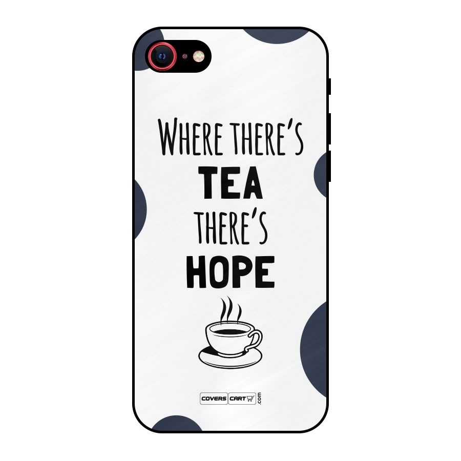 Tea Hope Metal Back Case for iPhone SE 2022