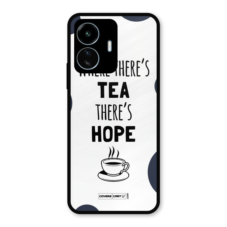 Tea Hope Metal Back Case for vivo iQOO Z6 Lite 5G