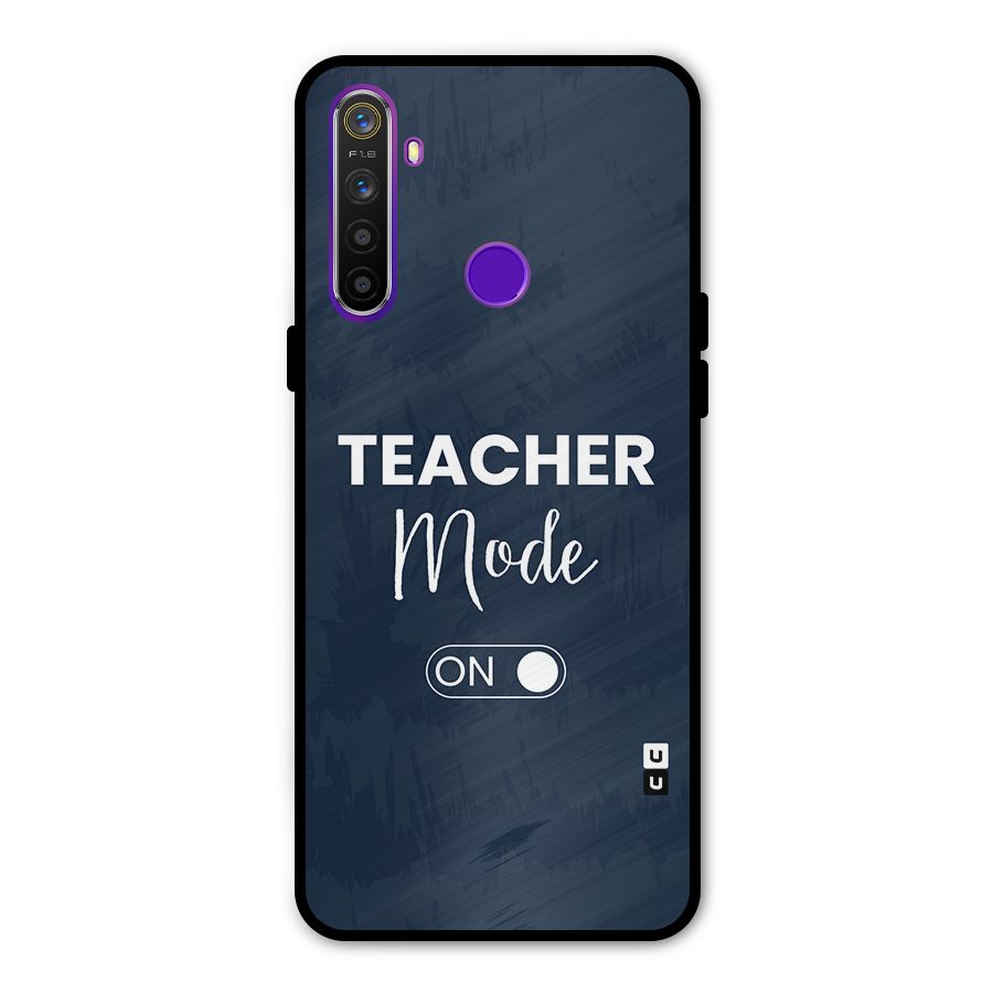 Teacher Mode On Glass Back Case for Realme 5s