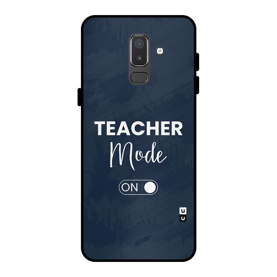 Teacher Mode On Metal Back Case for Galaxy On8 (2018)