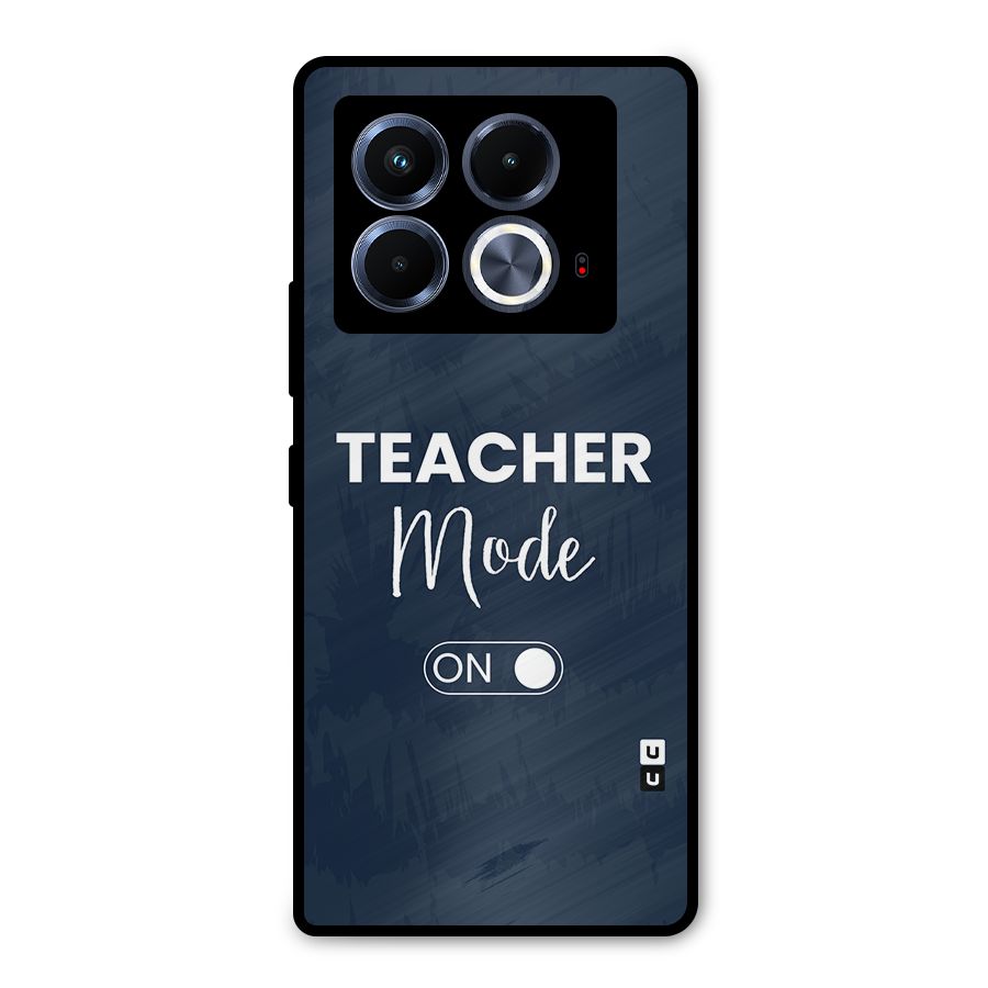Teacher Mode On Metal Back Case for Infinix Note 40 5G