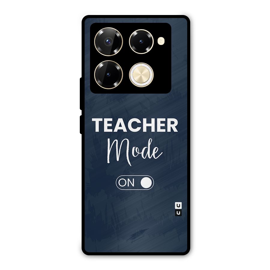 Teacher Mode On Metal Back Case for Infinix Note 40 Pro