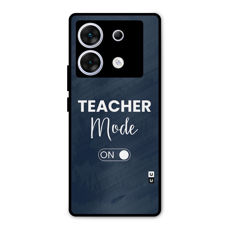 Teacher Mode On Metal Back Case for Infinix Zero 30 5G