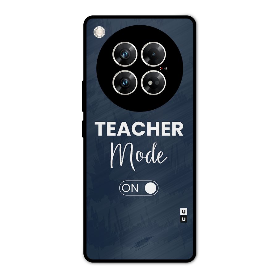 Teacher Mode On Metal Back Case for Infinix Zero 40 5G