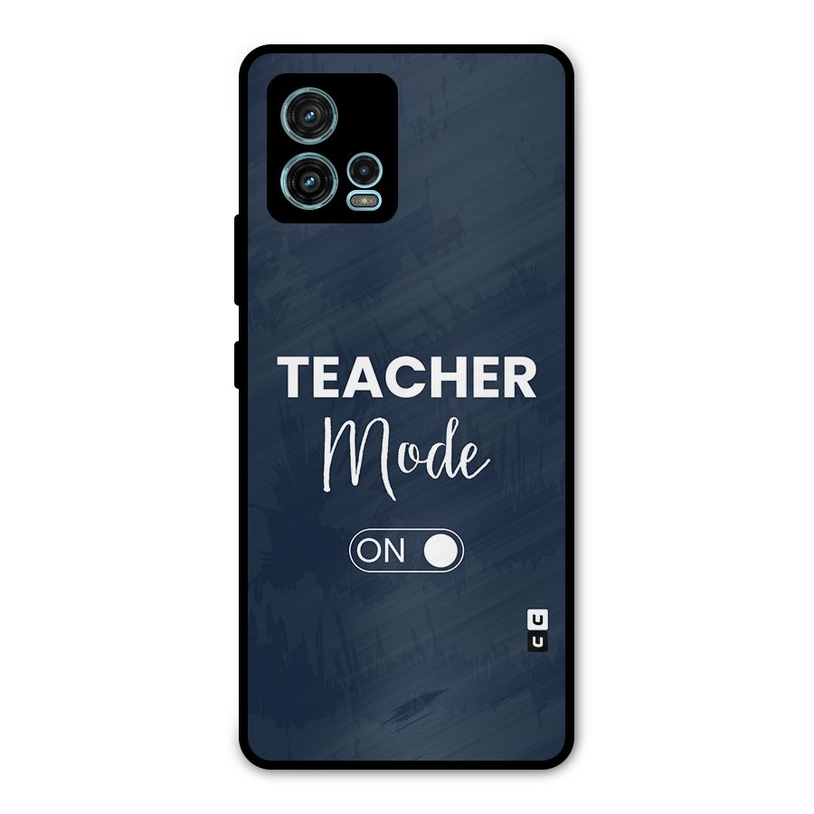Teacher Mode On Metal Back Case for Moto G72