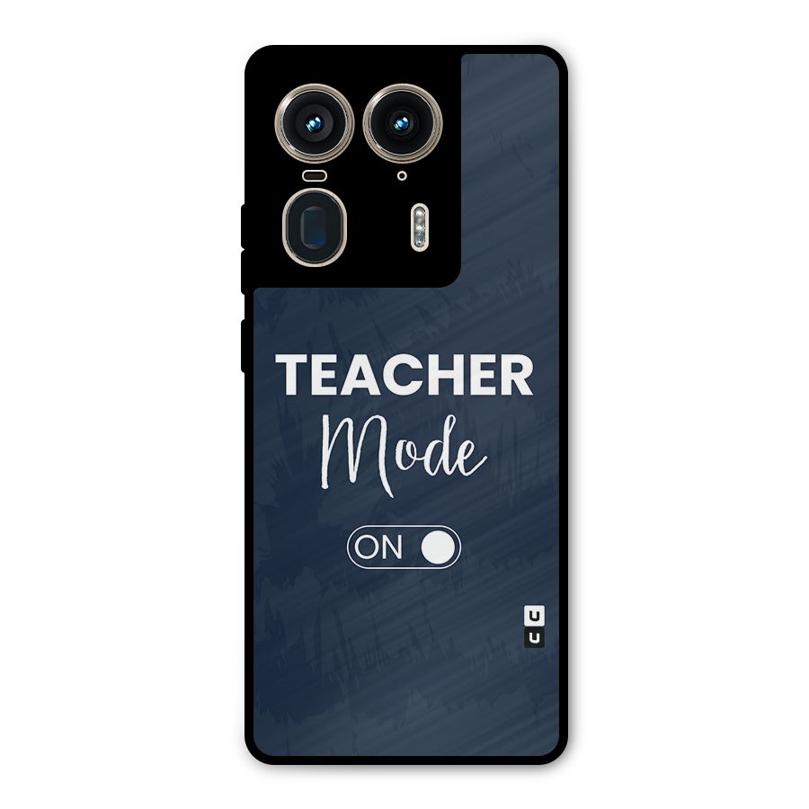 Teacher Mode On Metal Back Case for Motorola Edge 50 Ultra