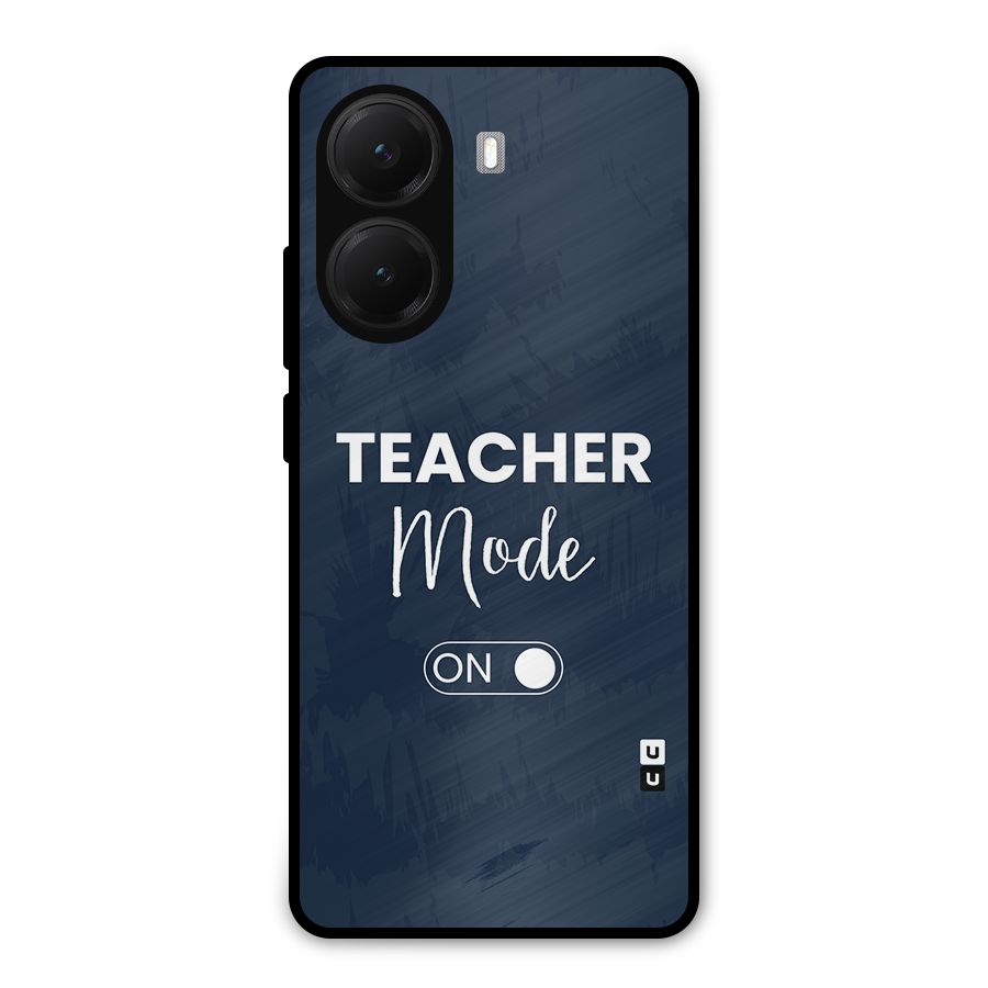 Teacher Mode On Metal Back Case for Poco X7 Pro