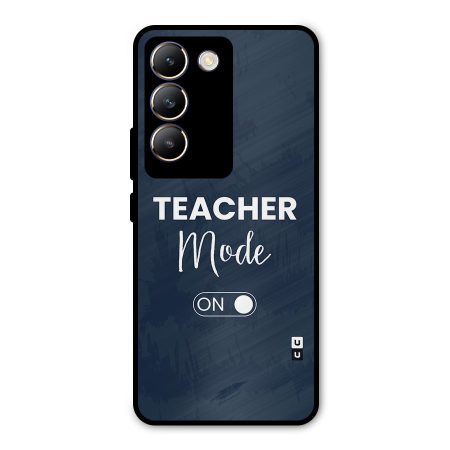 Teacher Mode On Metal Back Case for Vivo T3 5G