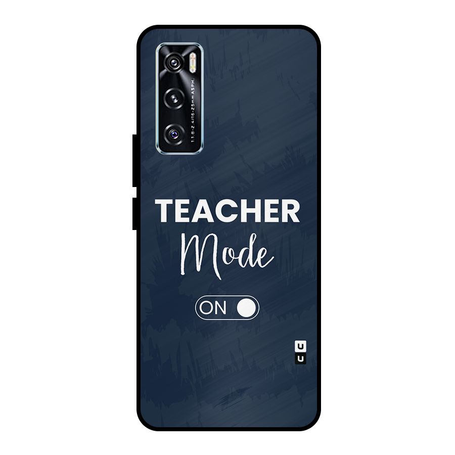 Teacher Mode On Metal Back Case for Vivo V20 SE