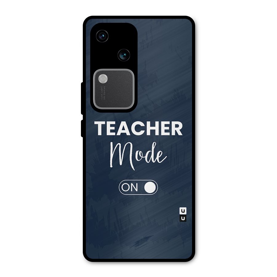Teacher Mode On Metal Back Case for Vivo V30
