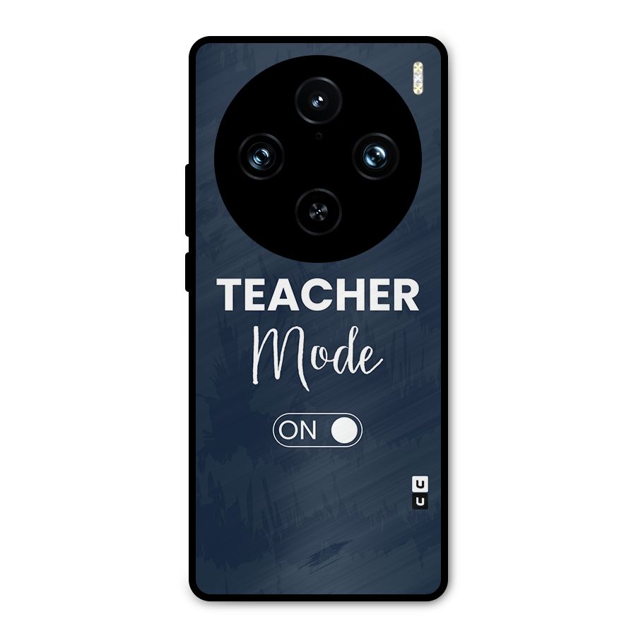 Teacher Mode On Metal Back Case for Vivo X100 Pro