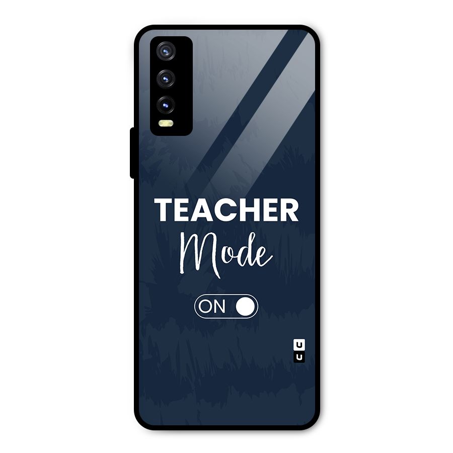 Teacher Mode On Metal Back Case for Vivo Y20g