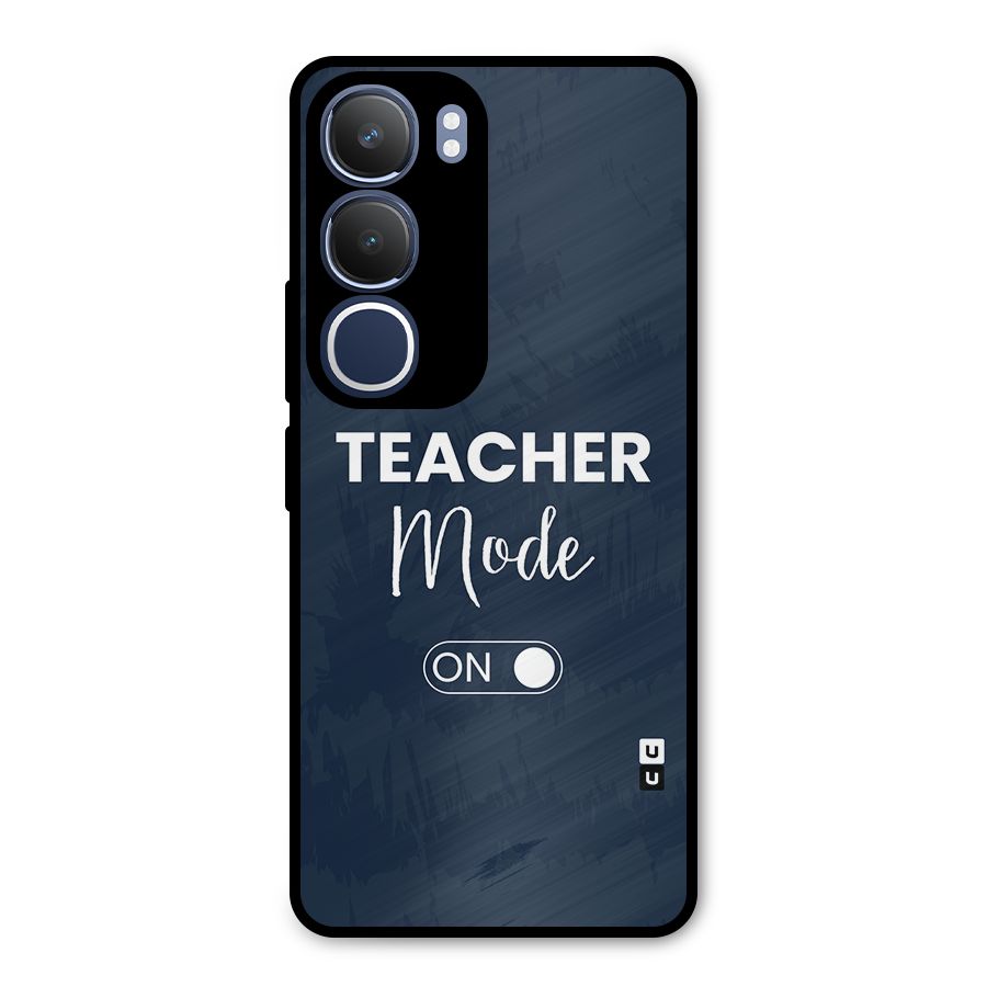 Teacher Mode On Metal Back Case for Vivo Y29