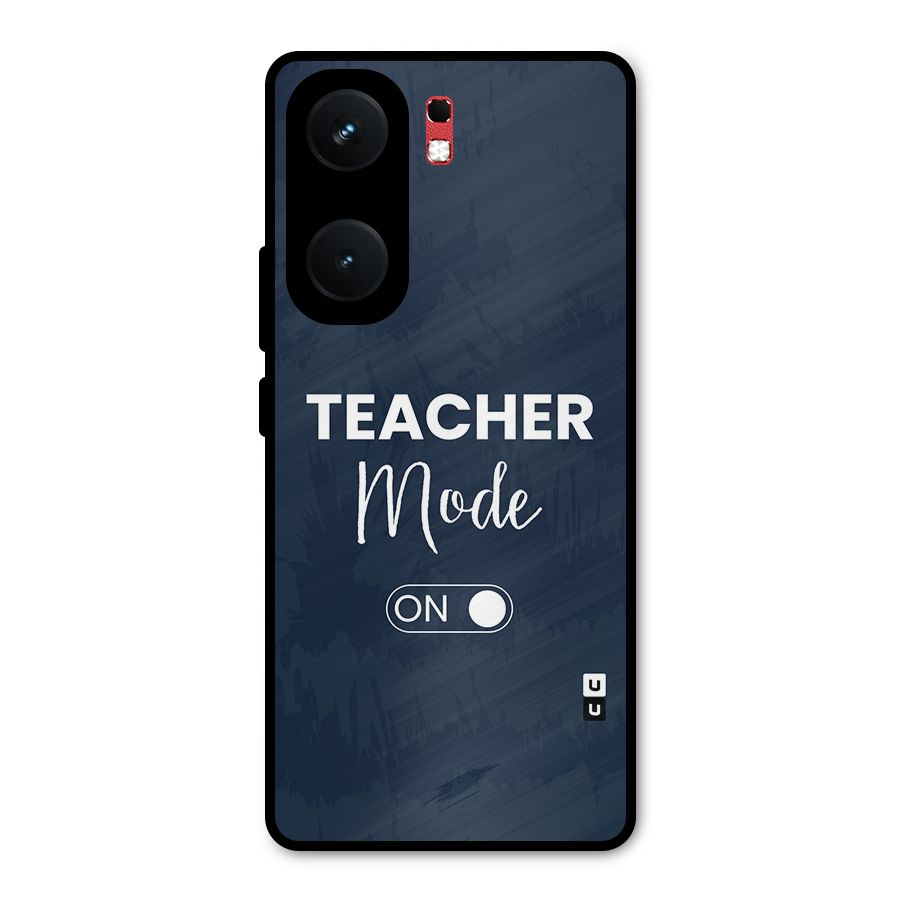 Teacher Mode On Metal Back Case for iQOO Neo 9 Pro