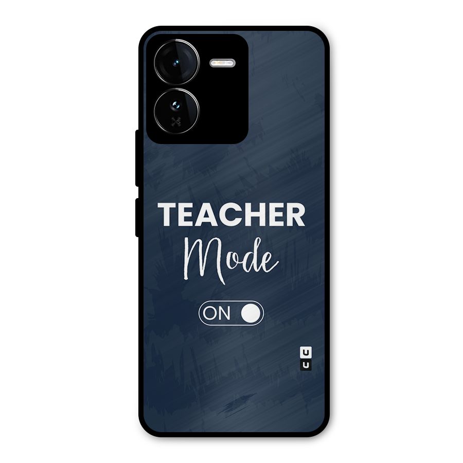Teacher Mode On Metal Back Case for iQOO Z9