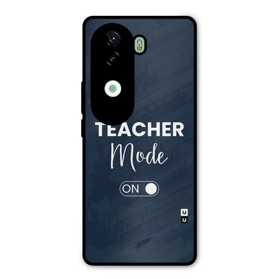 Teacher Mode On Metal Back Case for iQOO Z9s