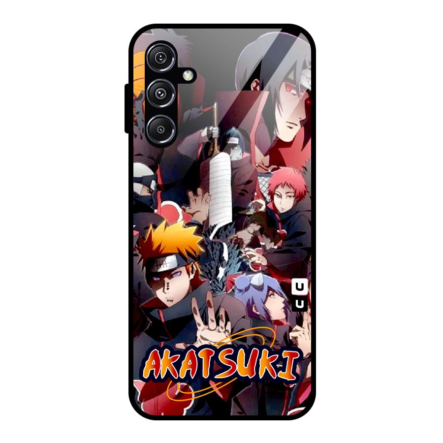 Team Akatsuki Glass Back Case for Galaxy M34 5G