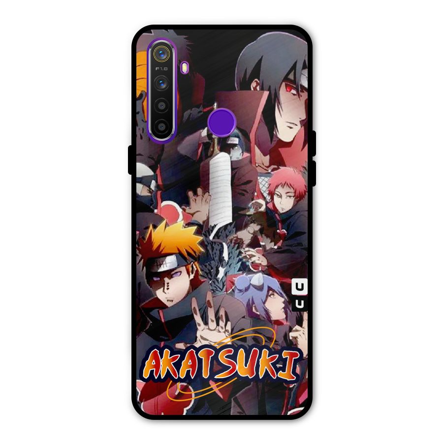 Team Akatsuki Glass Back Case for Realme 5s