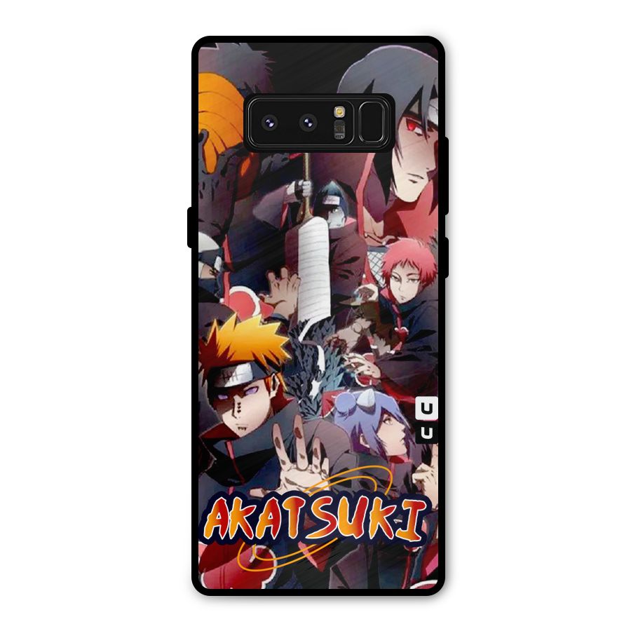 Team Akatsuki Metal Back Case for Galaxy Note 8