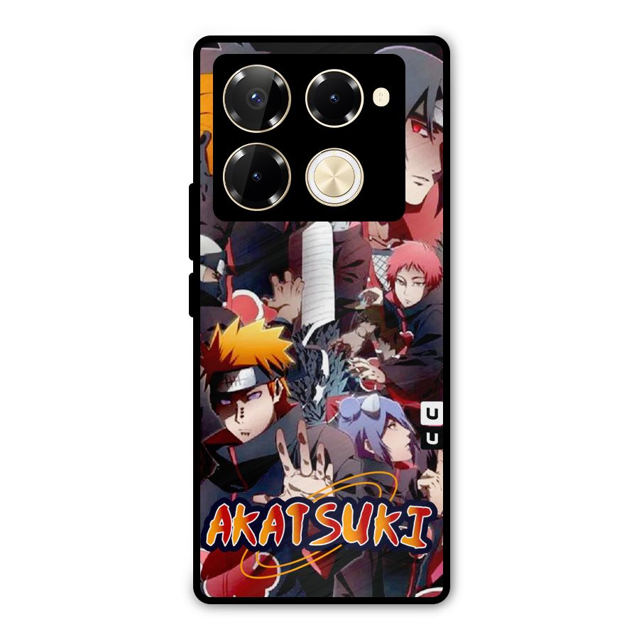 Team Akatsuki Metal Back Case for Infinix Note 40 Pro Plus