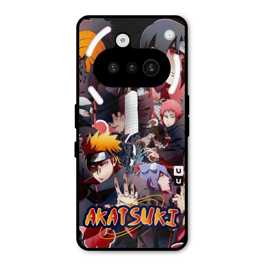 Team Akatsuki Metal Back Case for Nothing Phone 3a