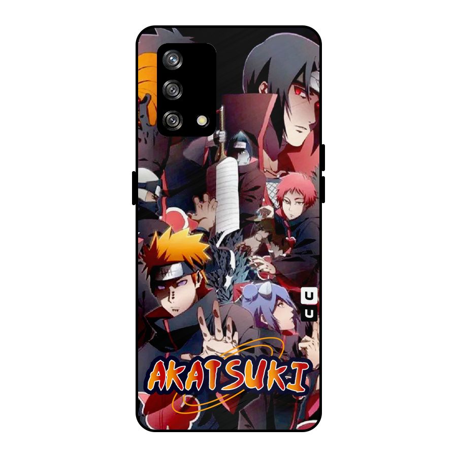 Team Akatsuki Metal Back Case for Oppo F19
